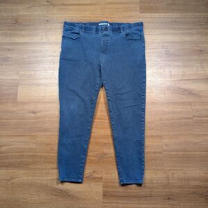 Betabrand  Skinny Leg Yoga Denim Jegging Skinny Jean Size XXL Stretch Casual